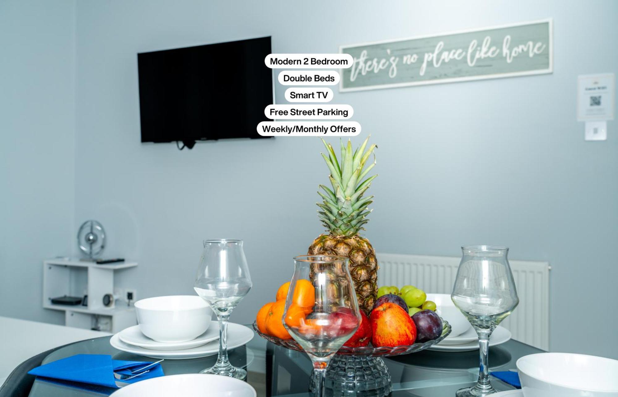 Central Serviced Apartments - 2 Bedroom - Ground Floor - Monthly & Weekly Bookings Welcome - Free Street Parking - 2 Double Beds - Wifi - Smart Tvs In Rooms - Fully Equipped - Heating 24-7 - Contractor & Short Stay Favourite Dundee Ngoại thất bức ảnh